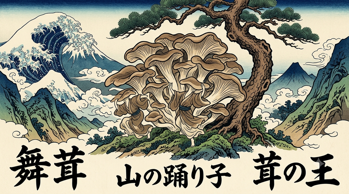 Maitake a la mode di Hokusai